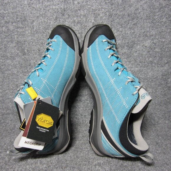 Asolo Nucleon GV GTX Waterproof Vibram Hiking Trail Shoes Blue Womens 6.5 NEW - Picture 6 of 8